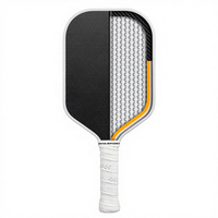 Raquette de pickleball portable en fibre de carbone brute T700 de qualité supérieure, 16 mm, sans bordure, technologie thermoformée, qualité professionnelle