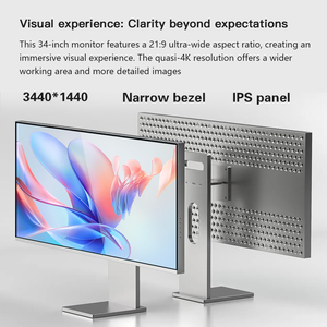 จอภาพ OEM ขนาด 34 นิ้ว 180Hz 4K PBP Ultra Wide HDR รูปทรงโค้ง สำหรับสำนักงานและเล่นเกม ราคาประหยัด คุณภาพสูง มีสินค้าในสต็อก - Product Image 2