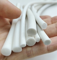 Cordon rond en mousse de silicone blanc Kuliwei, barre en caoutchouc éponge de silicone à cellules fermées, bande d'étanchéité résistante aux hautes températures