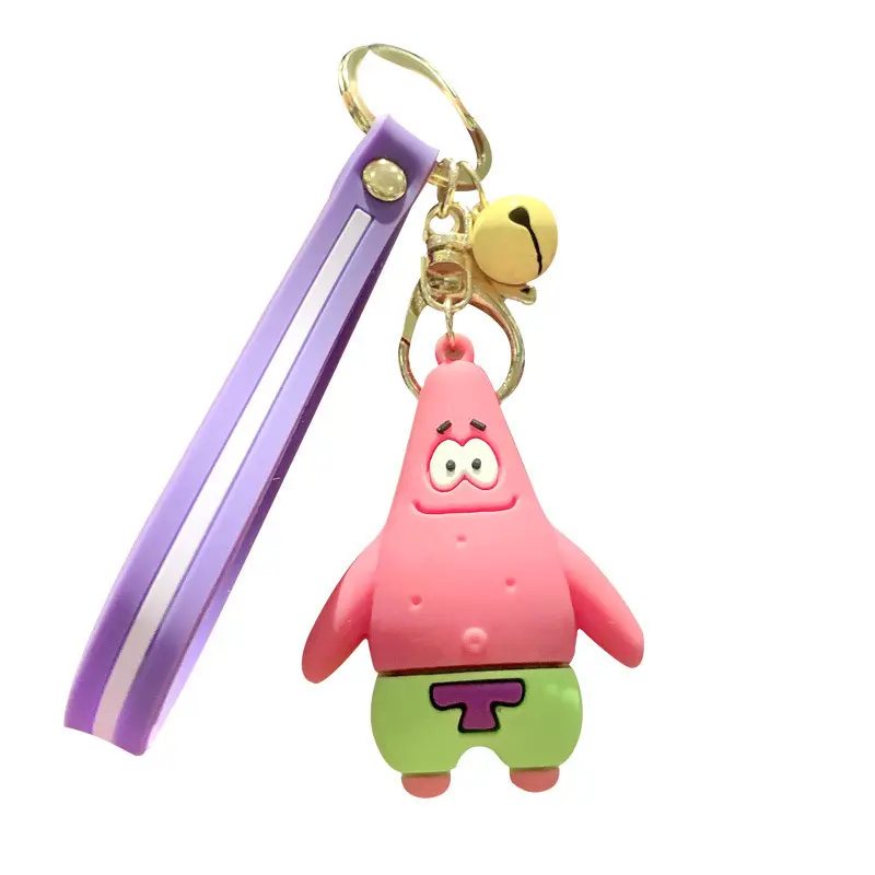 Cute Doll Key Chain Bag Pendant Accessories Gift Stereo Decoration Anti-lost Key Rings Charm Kids Toys Birthday Gift
