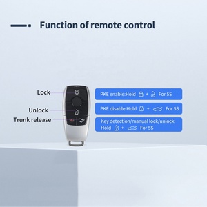 Système de clé intelligente EASYGUARD sans clé compatible avec BENZ FBS4 avec bouton de démarrage OEM (2014-) et accès confort (Comfort Access) - Product Image 2