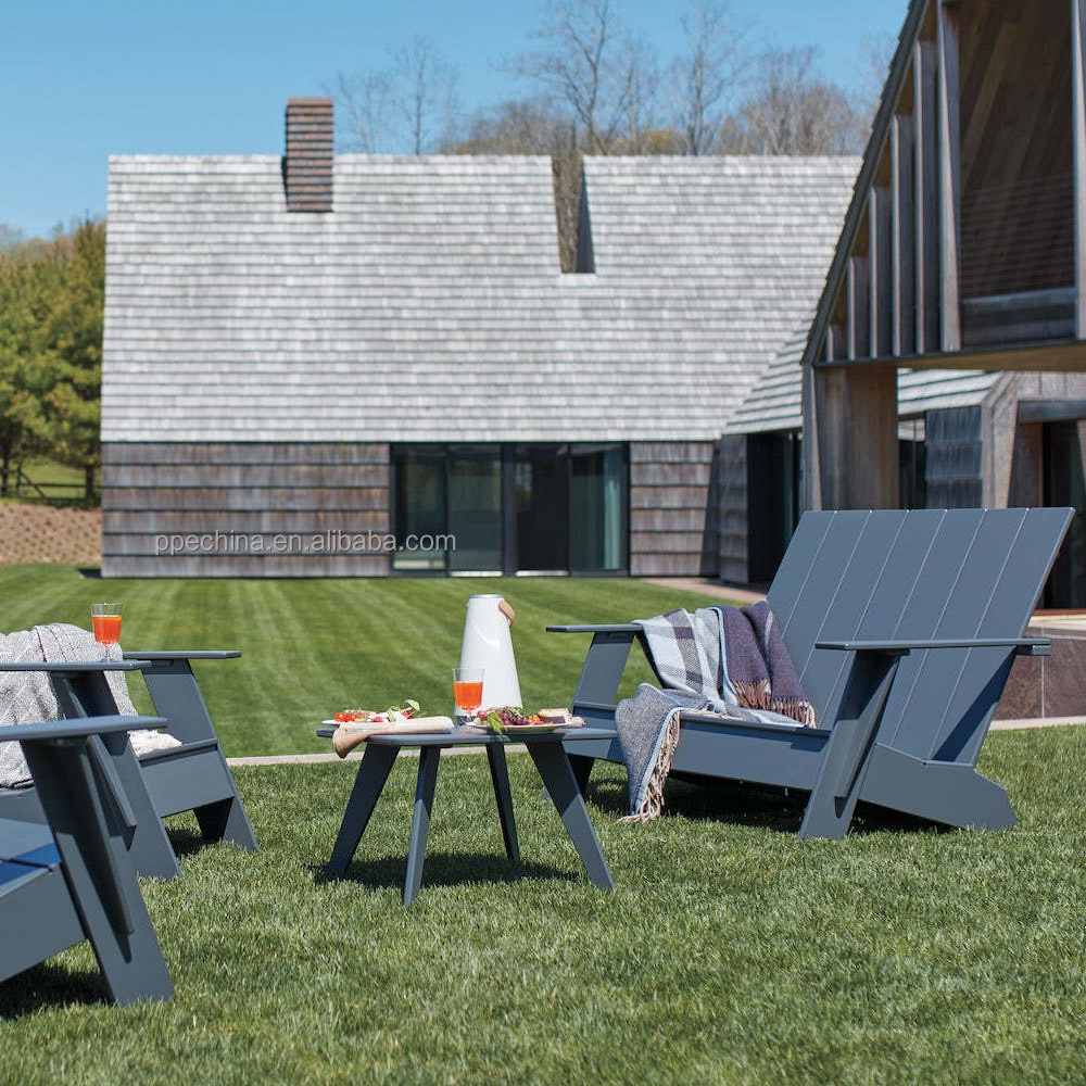 Luxury Modern Design Outdoor Chair Recyclable Polyethylene Plastic Beach Garden Minimalist Style Chair For Outdoor