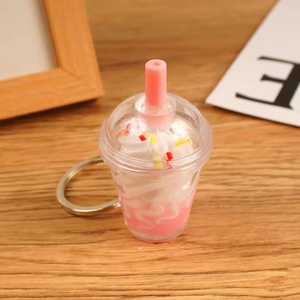 <span class=keywords><strong>Portachiavi</strong></span> Simpatico a Forma di Sundae, Ciondolo Realistico a Forma di Gelato, Giocattolo Creativo a Tema Cibo per Decorazione Borsa, Stile Claw Machine - Product Image 5