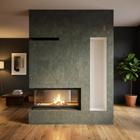Panneaux muraux en pierre naturelle moderne, ignifuges, antistatiques, imperméables, revêtement décoratif pour immeubles commerciaux et appartements