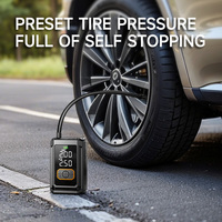 Inflador de Neumáticos Inteligente con Apagado Automático, Compresor de Aire Digital de Alta Presión de 150 psi, Mini Bomba para Automóvil, Motocicleta, Bicicleta, Balones Deportivos