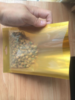 Sac sous vide métallique doré pour l'emballage des fruits de mer, pochette sous vide métallique dorée avec fente <span class=keywords><strong>euro</strong></span>, sac pour poisson, saumon fumé - Product Image 3