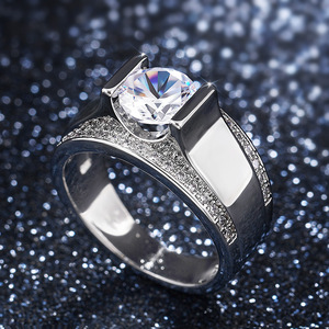 Anillo de Boda de Lujo con Circonita para Mujer, Elegante Joyería Nupcial de Moda - Product Image 4