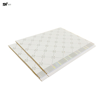Panel de Pared de PVC Impermeable y Resistente al Fuego, Ecológico y Moderno, Panel de Techo Encastrable con Garantía para Baños de Villas, Venta al Por Mayor