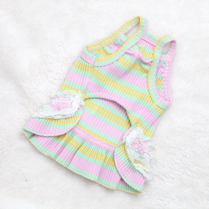 24 Nuevos Vestidos y Ropa para Mascotas Primavera/Verano, Venta al por Mayor de Fabricante de Ropa para Perros, Suministros para Mascotas, Vestidos con Tirantes y Ropa con Ribete de Encaje - Product Image 4
