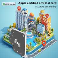 Rastreador Antipérdida Delgado e Impermeable Tipo Tarjeta, Certificado MFI, Compatible con IOS Find My, para Uso Diario en Carteras y Bolsillos