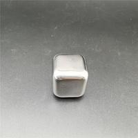 Ensemble de pierres à whisky carrées en acier inoxydable, glaçons métalliques réutilisables, refroidisseurs personnalisés en gros, pierres froides pour boissons, coffret cadeau pour bar, vente en gros