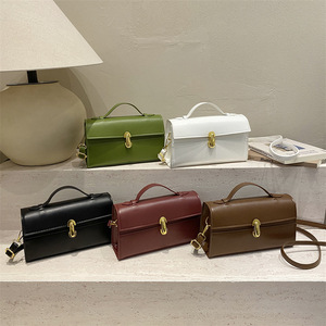 Bolso <span class=keywords><strong>de</strong></span> Mano Estilo Francés <span class=keywords><strong>de</strong></span> Moda, Nuevo Bolso <span class=keywords><strong>de</strong></span> Hombro Retro Elegante <span class=keywords><strong>para</strong></span> Primavera y Verano, Bolso Cuadrado Pequeño <span class=keywords><strong>para</strong></span> Mujer - Product Image 1