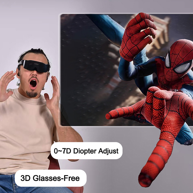 Popular Styles Smart Vr Glasses 3D Virtual Reality Gaming All-In-One Glasses 3D Glasses Hd Vr Movies Augmented
