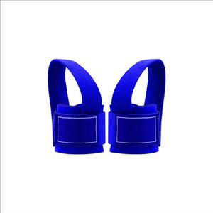 Poignets d'entraînement de gymnastique antidérapants avec logo personnalisé Poignets de fitness en coton avec sangle d'haltérophilie en nylon rembourrée en néoprène - Product Image 2