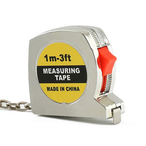 Cadeau promotionnel Mini règle <span class=keywords><strong>de</strong></span> poche 1m 3ft Porte-clés en acier inoxydable Ruban à mesurer rétractable en métal Outils Ruban à mesurer Porte-clés - Product Image 6