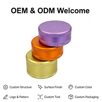 Boîtes à snus en alliage d'aluminium de haute qualité, boîte de rangement en métal, conteneur de sous-emballage, faible MOQ, logo personnalisé, couleur disponible