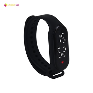 Bracelet NFC RFID en silicone à prix d'usine YTS, imprimé avec logo, bracelets LED personnalisés - Product Image 6
