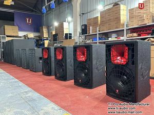 Système de haut-parleurs passifs professionnels haut de gamme T.i Pro Audio Club Series, enceintes simples Ls-15 Audio Sound - Product Image 4