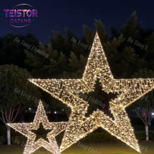 Luz LED con Motivo de Estrella para Exteriores IP65, para Decoración Comercial de Navidad, Calles, Plazas, Hoteles, Parques y Paisajes - Product Image 2