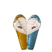 Sac de couchage ultraléger en duvet de canard 400g, sac de couchage en nylon 10D, sac de couchage pour la randonnée en hiver, équipement de camping par temps froid