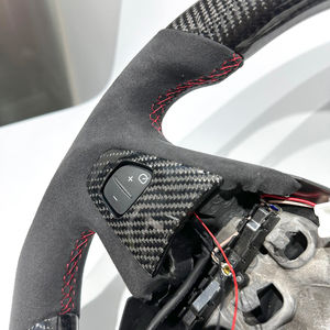 Usine vente chaude noir Fiber de carbone daim cuir Fiber de carbone volant de voiture pour Renault <span class=keywords><strong>Megane</strong></span> RS <span class=keywords><strong>Megane</strong></span> 3 <span class=keywords><strong>Megane</strong></span> 4 Matt - Product Image 6