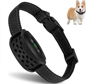 Collar de perro antiladridos caliente de Europa 100% seguro sin golpes IP67 impermeable pitido vibración collar de entrenamiento certificados CE para perros - Product Image 2
