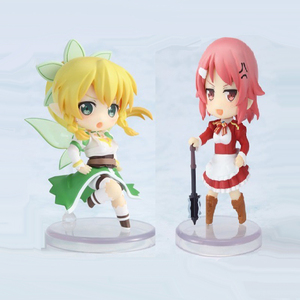 ของเล่นพีวีซีเรซินปรับแต่งได้ตามต้องการของเล่นแอ็กชันและของเล่น6ชิ้น/เซ็ต Q การตกแต่งเค้กหุ่นดาบอะนิเมะศิลปะออนไลน์ - Product Image 5