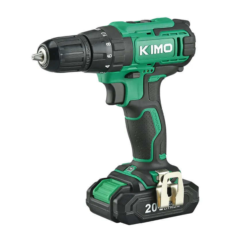 20V Brushed Handheld Electric Drill with LED Light Multi functional Drilling Machine Rechargeable Cordless Electric Drill