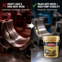 Olio Motore Diesel Sintetico API CK-4 4L/18L, Lunga Durata 100.000 KM, Basso Contenuto di Ceneri, DPF ACEA E6/E7/E9, Lubrificante per Camion Pesanti