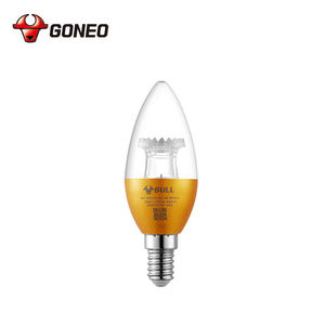Goneo Phong Cách Mới Bảo Vệ Mắt LED Vàng Nến Ánh Sáng Bóng Đèn 3000K/4000K/6500K Trong Suốt PC Vỏ Bọc - Product Image 4