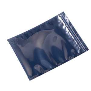 Sac d'<span class=keywords><strong>emballage</strong></span> ESDD antistatique 150x200 personnalisé avec fermeture éclair réutilisable de blindage pour écouteurs et projecteur Protection électronique ESDD - Product Image 1
