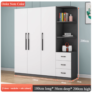 Moderno <span class=keywords><strong>e</strong></span> durevole guardaroba camera da letto <span class=keywords><strong>e</strong></span> <span class=keywords><strong>armadio</strong></span> di stoccaggio mobili con grande capacità pannello di particelle <span class=keywords><strong>armadio</strong></span> <span class=keywords><strong>e</strong></span> armadietto - Product Image 2