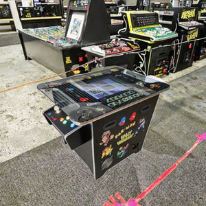 Nouvelle conception de <span class=keywords><strong>table</strong></span> de café d'arcade à monnayeur, machine de jeu vidéo et de cocktails DIY pour usage domestique, prise en charge de la langue anglaise - Product Image 3