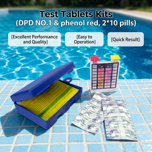 <span class=keywords><strong>DPD</strong></span> Nr. 1 und Phenolrot Pool-Wassertestkit-Tabletten für Chlor-pH-Tests Schwimmbad-Spa-Wasserqualitäts-Testkit - Product Image 3