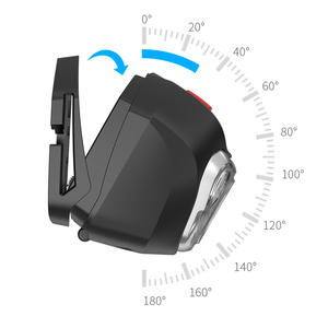 Lampe frontale à <span class=keywords><strong>LED</strong></span> avec <span class=keywords><strong>bandeau</strong></span> réglable à 4 modes pour le camping, la course à pied, la pêche, la lumière rouge, blanche et verte - Product Image 2