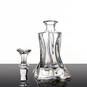 Bouteille <span class=keywords><strong>de</strong></span> vin et <span class=keywords><strong>de</strong></span> whisky en verre, style classique et antique, unique, avec couvercle en verre, ml - Product Image 4