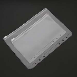 <span class=keywords><strong>Classeur</strong></span> de documents A6 en PVC transparent, pièces, avec fermeture éclair, sac en <span class=keywords><strong>plastique</strong></span> pour dossiers des cartes, <span class=keywords><strong>pochette</strong></span> à fermeture éclair, enveloppe pour bineurs - Product Image 5