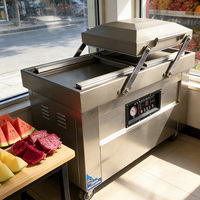 Machine de mise sous vide à double chambre 500PD pour usine et magasin, machine de conditionnement sous vide pour la conservation des aliments