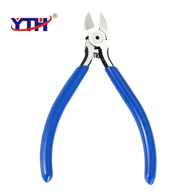 YTH A05 4.5inch Japanese Style Industry Grade Model Making CR-V Anti-slip Diagonal Cutting Side hand steel wire plier