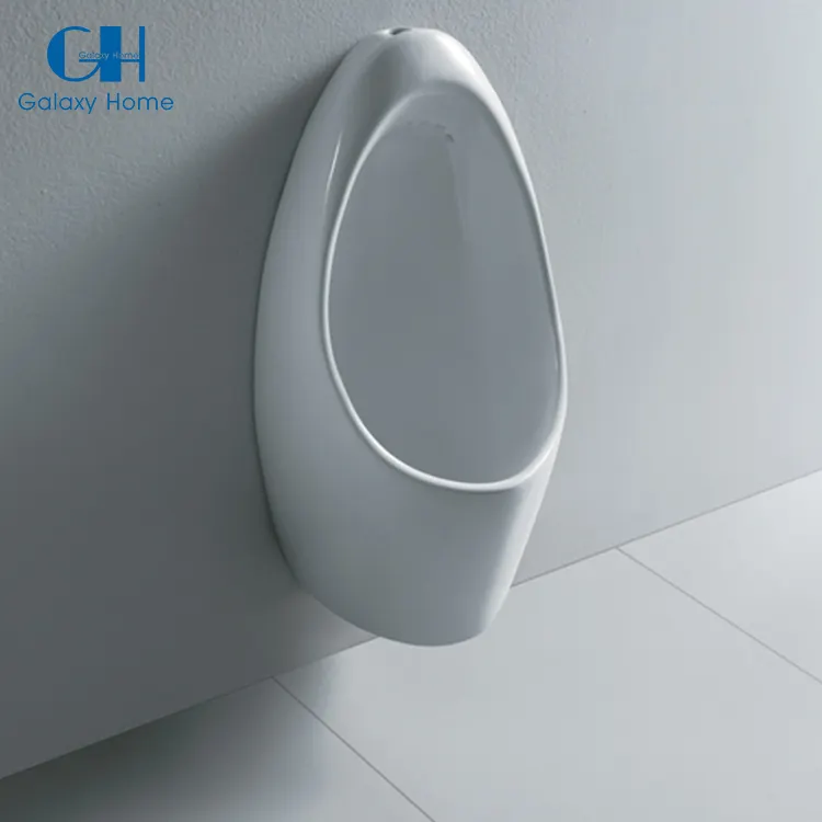 Urinario de cerámica montado en la pared, urinario de inodoro sin agua