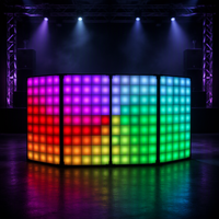 Façade de DJ numérique LED RGB programmable, éclairage de scène DMX512 pour boîte de nuit, bar, événement, spectacle