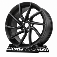 Nouvelles jantes en aluminium forgé 17-20 pouces 5x120/5x112 Deep Dish Drag Racing noires pour voitures particulières 826M/892M