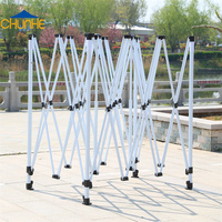 Tente de réception pliante 10x10 10x15 10x20 personnalisée pour l'extérieur, imperméable, pour salon professionnel, avec tissu Oxford et impression personnalisée