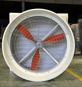 Ventilateur axial écoénergétique 1260, 38000 m³/h, 560 tr/min, système de ventilation haut de gamme pour fermes avicoles et serres, en matériau PRV - Product Image 1