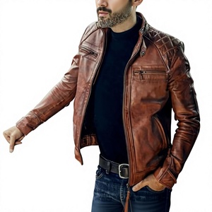 Chaqueta de Cuero y Lona Unisex NA201 de BS International, Cuello Mao, Logotipo Estampado en la Parte Delantera, Resistente al Viento e Impermeable para Invierno, Bambú - Product Image 4