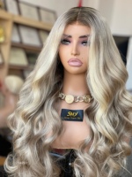 Perruques de cheveux humains SHY HD 13x5 sans colle, perruque frontale en dentelle, 100% cheveux humains bruts, ondulation naturelle, raie naturelle