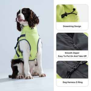 Chaquetas para Mascotas con Arnés, Ropa de Invierno para Mascotas de Forro Polar, Ropa Personalizada para Perros Pequeños, Ropa para Perros Machos para Clima Frío - Product Image 5