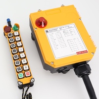 Transmisor y receptor de control remoto de grúa inalámbrico de 433MHz, módulo impermeable y a prueba de golpes, control remoto de mano