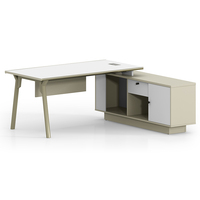 MFC Mobilier de bureau de direction moderne et contemporain, personnalisé, commercial, luxueux, pour chef d'entreprise