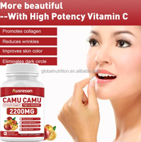 Capsules d'extrait de camu Ausreson 500mg 1000mg Capsules de vitamine C Camu Camu